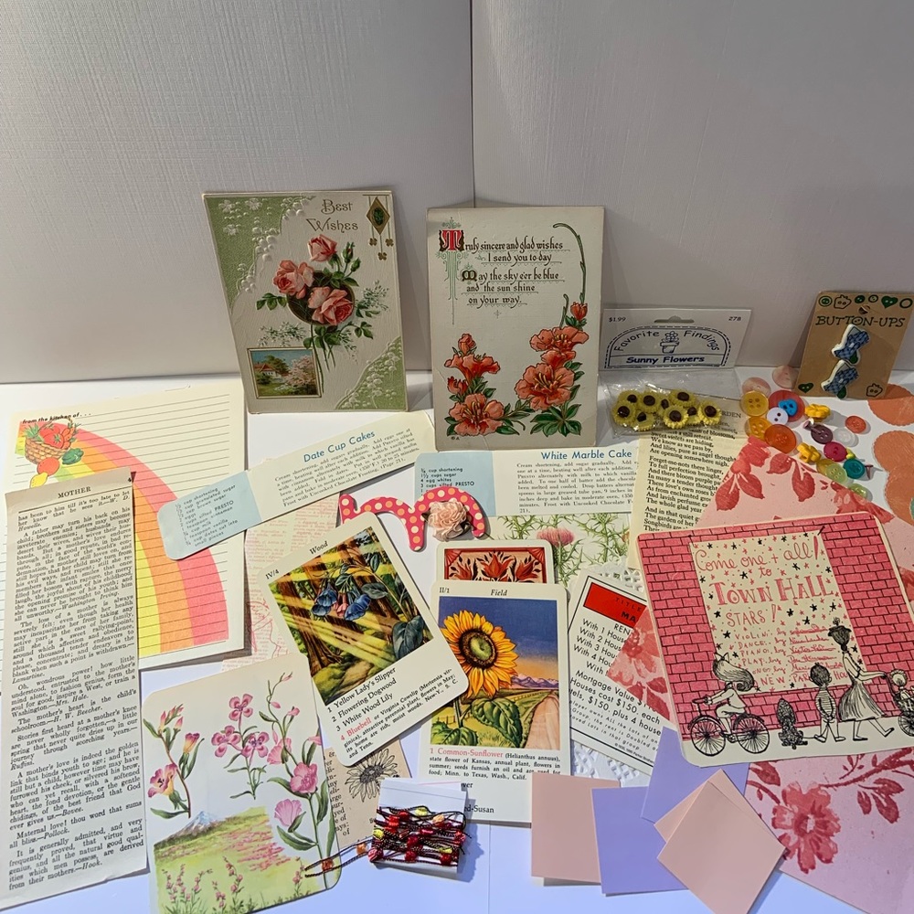 Junk Journal De Stash Bundle Ephemera Mothers Day